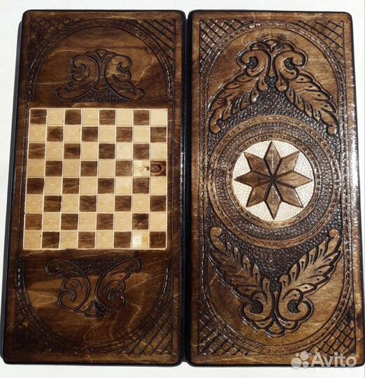 Нарды ручной работы резные