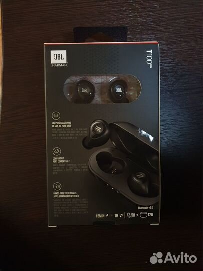 Беспроводные наушники JBL T100 tws