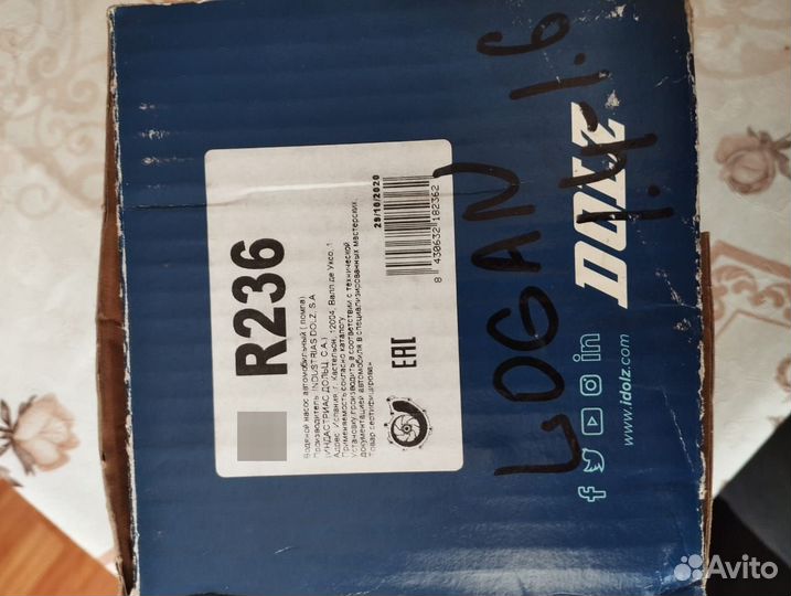 Помпа renault logan