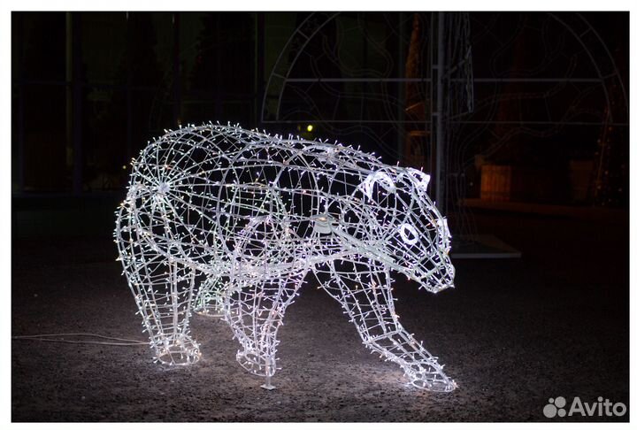 Светодиодные фигуры для уличного оформления