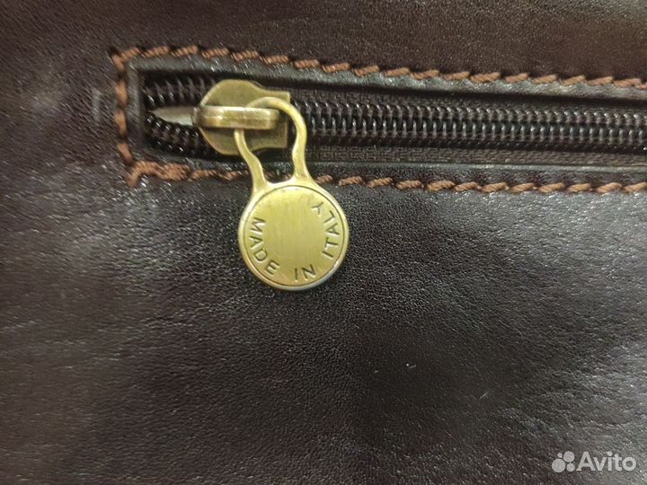 Сумка натуральная кожа унисекс.из Италии