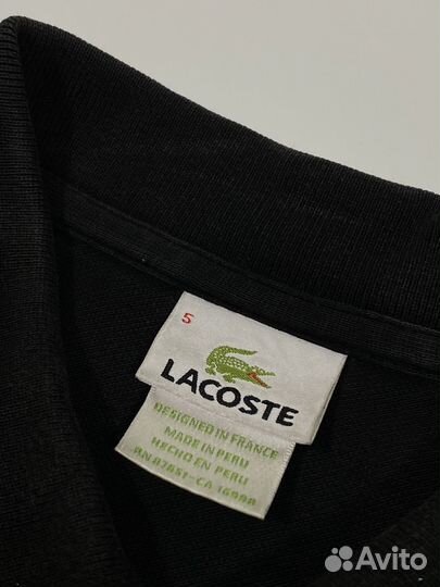Поло Lacoste S оригинал хлопок
