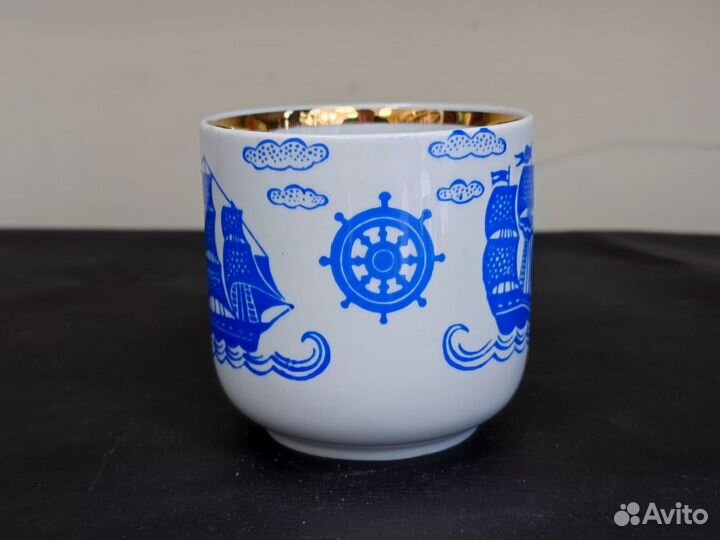 Кружка фарфоровая Фрегат 260 мл Вербилки Дмитровск