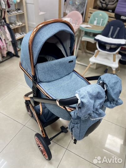 Коляска блочная 2в1