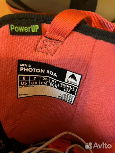 Сноубордические ботинки burton photon boa