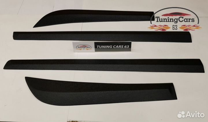 Молдинги на двери (абс) Лада Xray