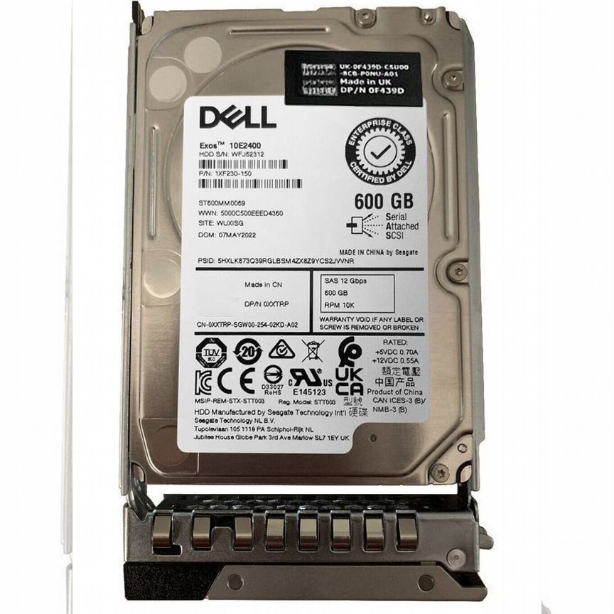 [F439D] Жесткий Диск Dell Xxtrp 600gb Sas 2,5" F439d