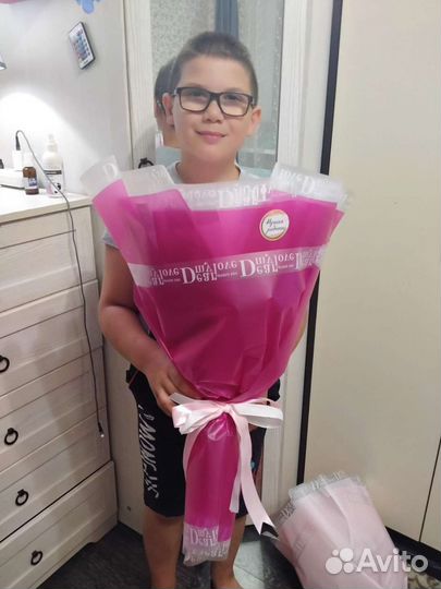 Сладкий букет из конфет Рафаэлло 14 февраля