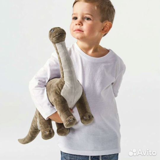 Новый динозаврик Бронтозавр Йэттелик Икеа. 55 см