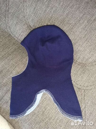 Шапка шлем для мальчика 46 48