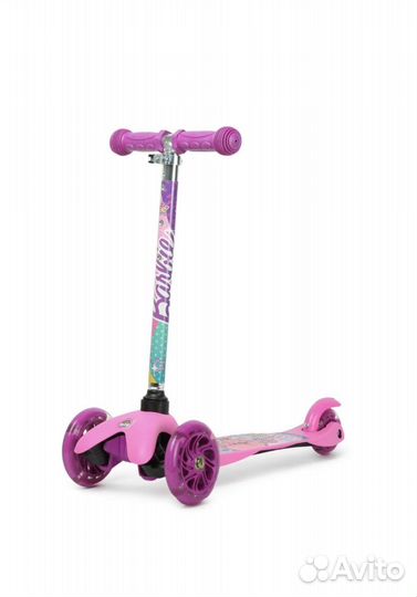 Самокат трёхколёсный Kreiss Barbie для девочки нов