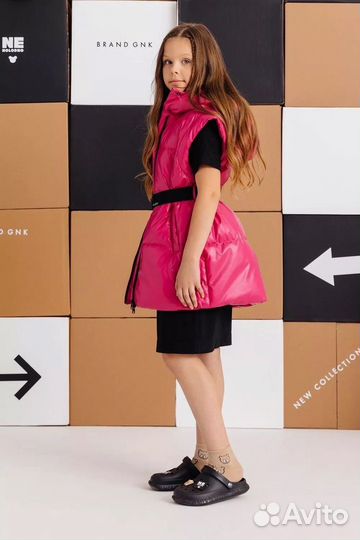 Жилет для девочки GnK р 170 см