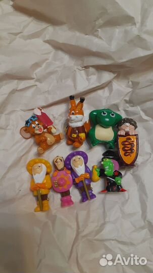 Игрушки из киндера 90х