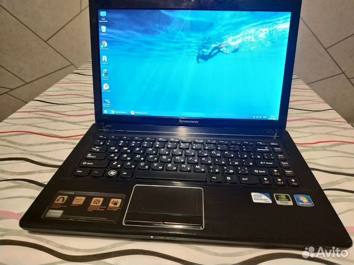 14'' Ноутбук lenovo Intel/Nvidia