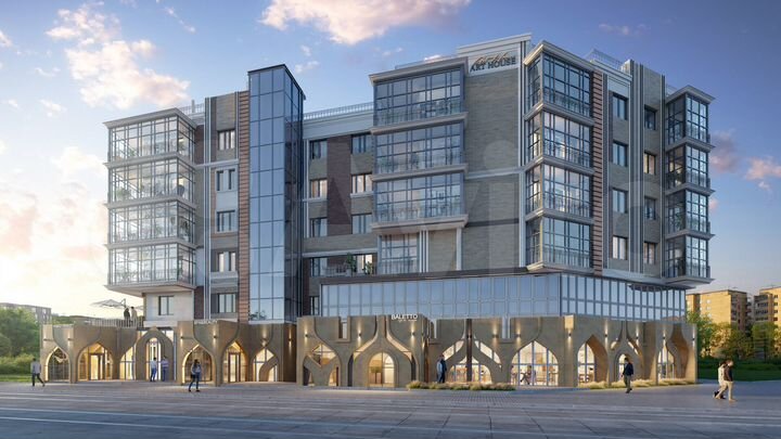 1-к. квартира, 46,7 м², 4/6 эт.