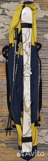 Горные лыжи женские комплект