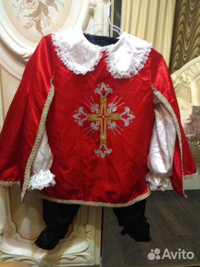 Аренда костюма мушкетёра