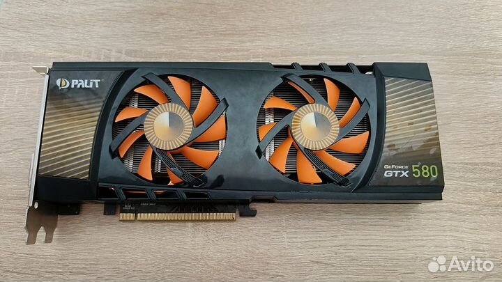 Видеокарта gtx 580 Palit 1.5 gb
