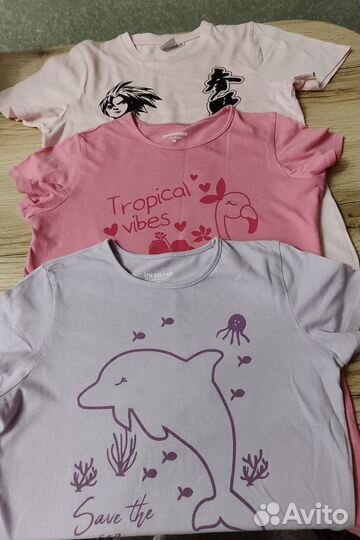 Футболка для девочки, 140