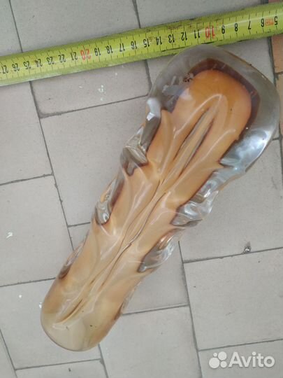 Ваза цветное стекло СССР