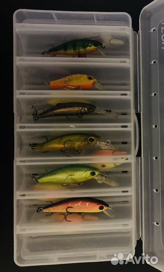 Набор воблеров с коробкой