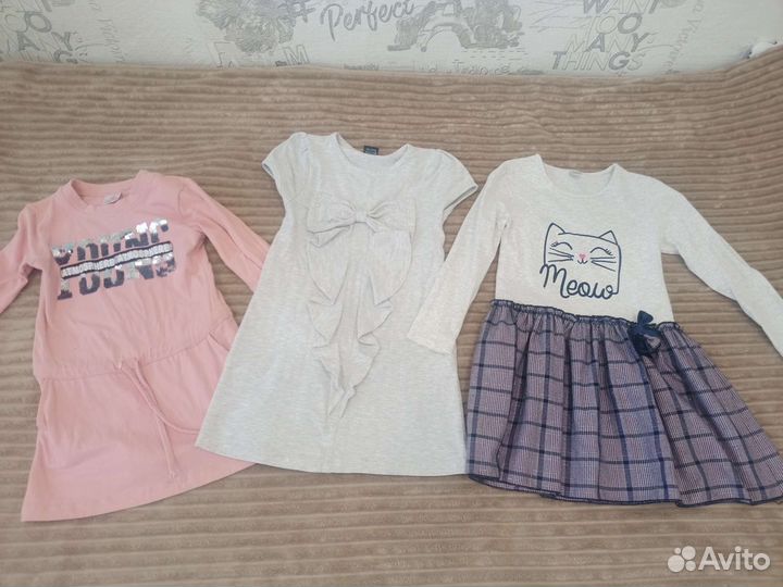 Вещи пакетом на девочку 110-116