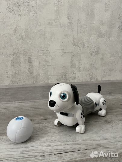 Интерактивная собака робот с мячиком