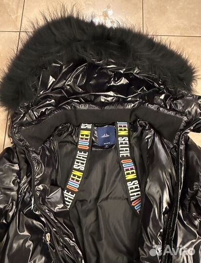 Пуховик для девочки рост 152