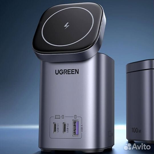 Беспроводное зарядное устройство Ugreen CD342 2в1