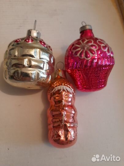 Елочные игрушки СССР советские