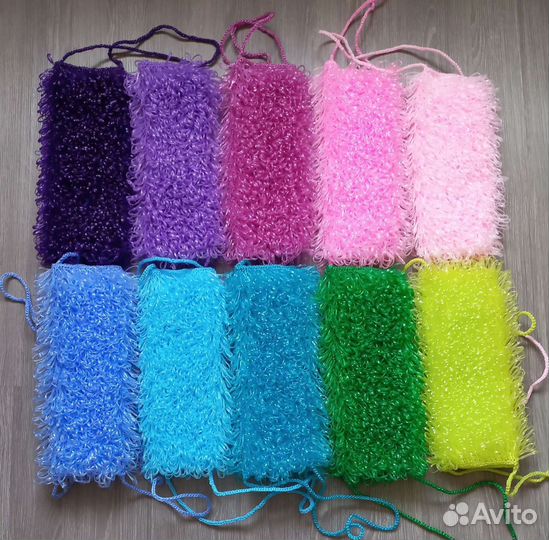 Мочалка ручной работы