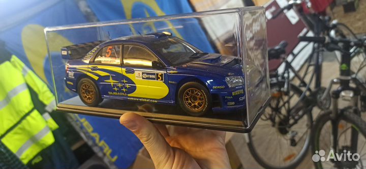 Subaru wrx sti Autoart 1:18 ралли