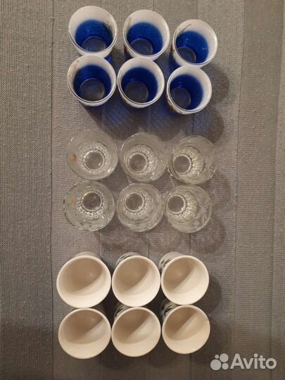 Набор рюмки/шоты/стопки, хрусталь/стекло