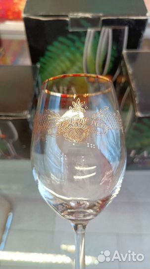 Фужеры бокалы рюмки Богемия