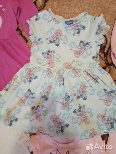Вещи пакетом на девочку 98р