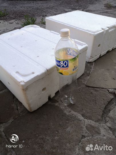 Пенопластовый ящик б/у