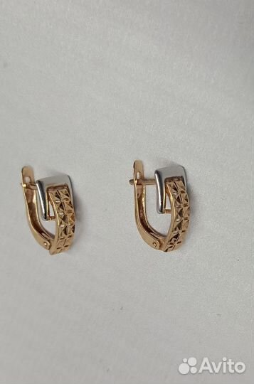 Золотые серьги