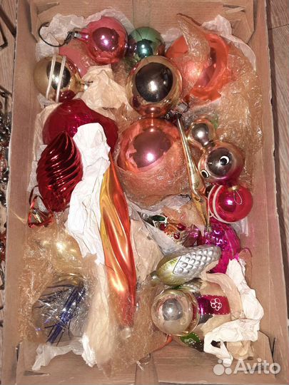 Елочные игрушки СССР