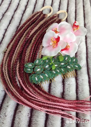 Косички на резинке