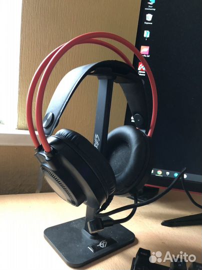 Игровой набор мышка+клавиатру+наушники