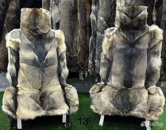 Меховые накидки из натурального волка