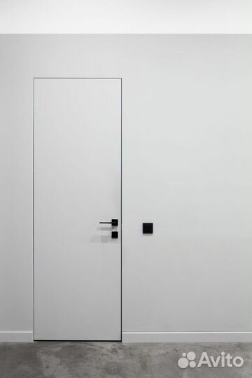 Скрытые межкомнатные двери