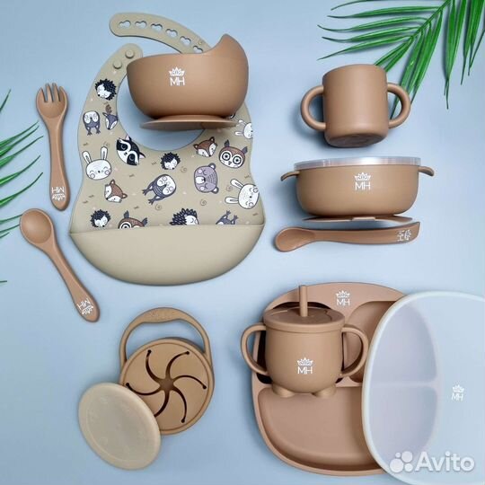 Детская силиконовая посуда Маленькие Наследники