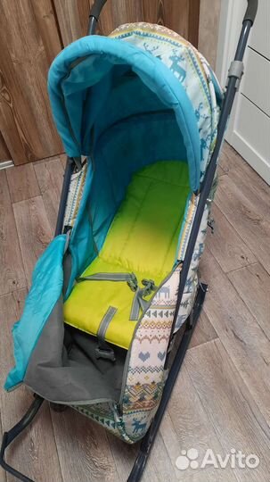 Детские санки коляска