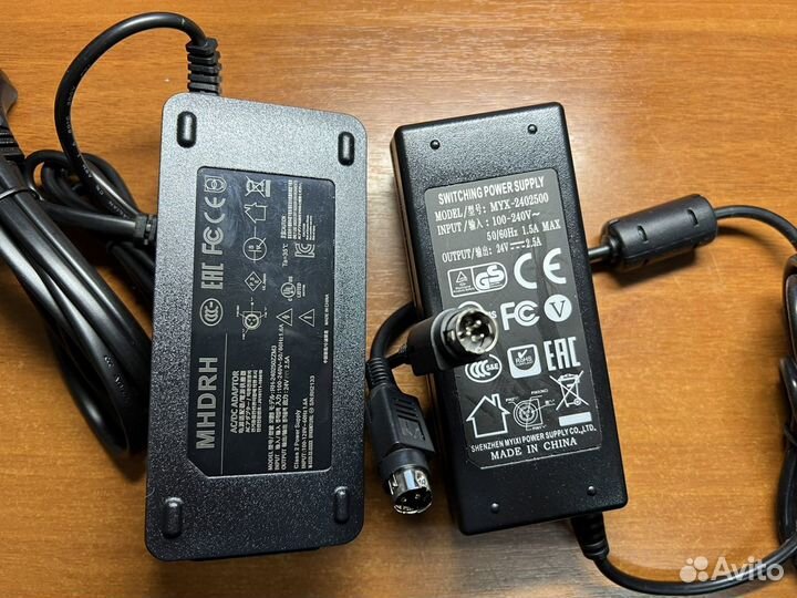 Блок питания фр Штрих, Атол, 24в (3pin) новые,б\у