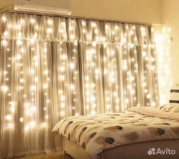Гирлянда штора