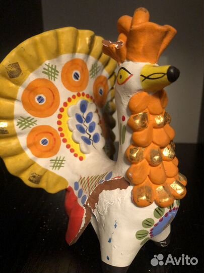 Дымковская игрушка с дефектами