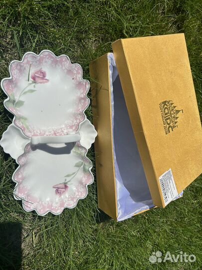 Менажница фарфор
