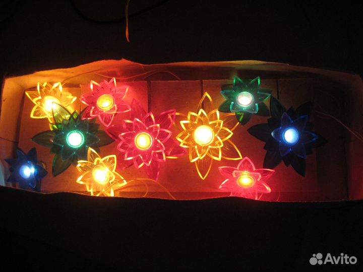 Елочная гирлянда СССР Лилия