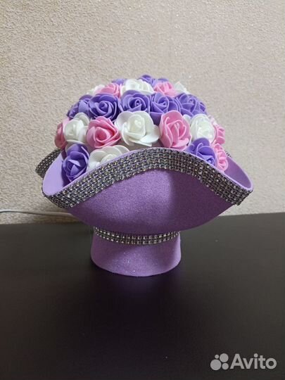 Светильник букет из фоамирана